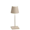 Outlet Poldina mini batterilampe / bordlampe, sand Transportable Lamper|Lamper Til Sofabord