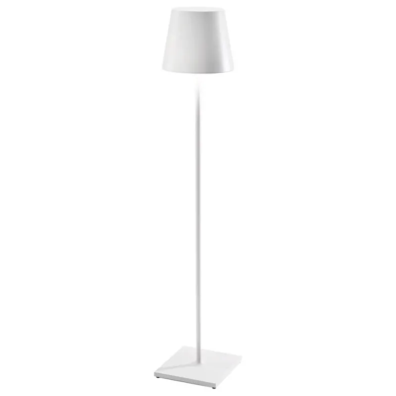 Outlet Poldina XXL batterilampe / gulvlampe, hvid Hvide Lamper|Transportable Lamper