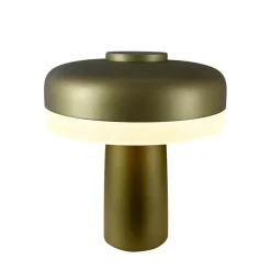 Sale Porter LED bordlampe / batterilampe, grøn metallic Transportable Lamper|Lamper Til Reol