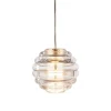 Online Press pendel mini sphere, klar Glas Lamper|Pendler