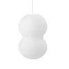Hot Puff Twist pendel Rispapir Lamper|Hvide Lamper