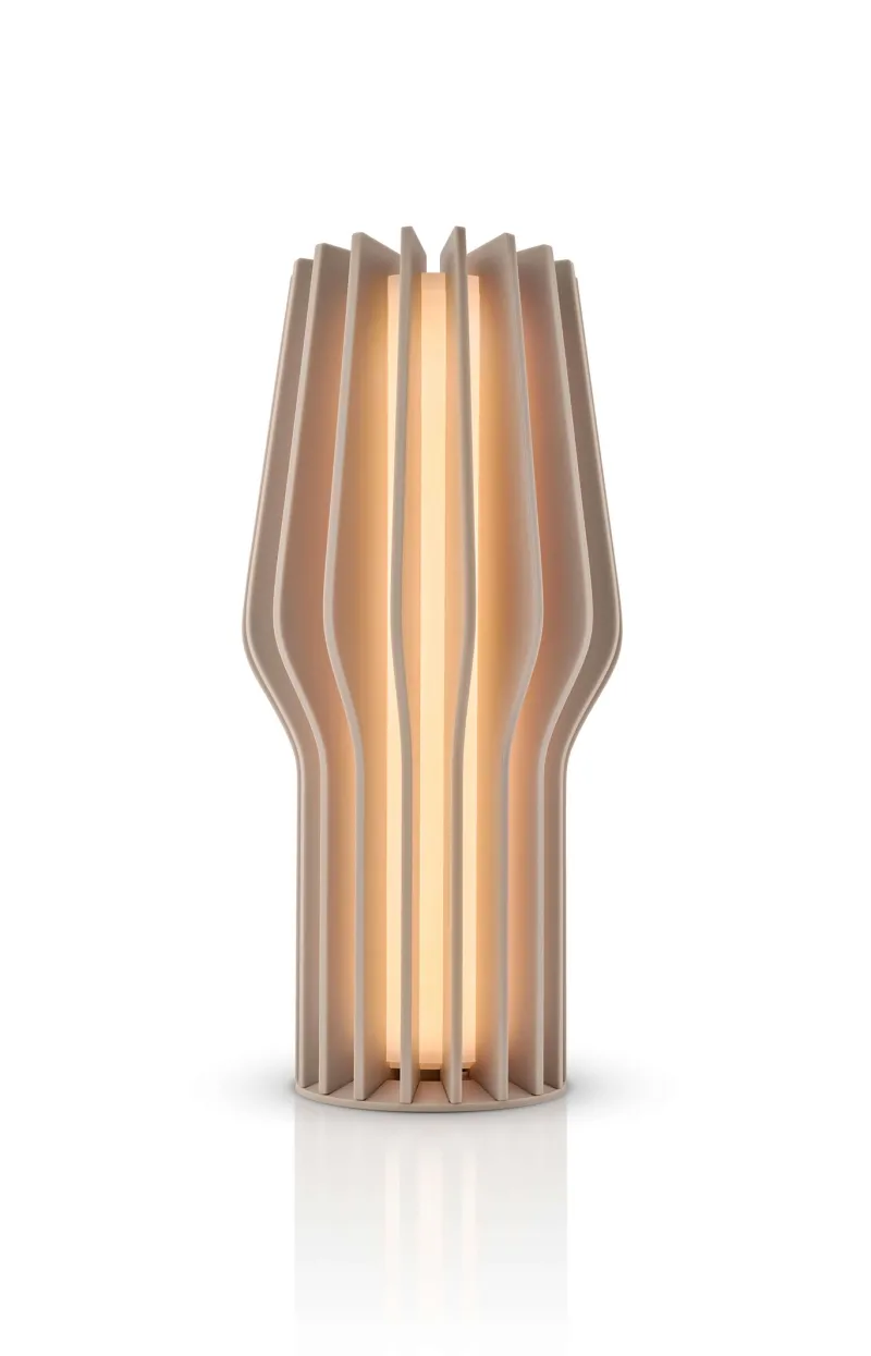 Radiant LED batteri- / bordlampe 25 cm, pearl beige Transportable Lamper|Sommerhus Lamper