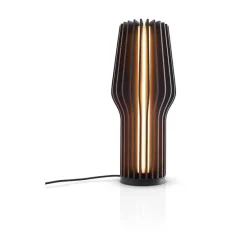 Discount Radiant LED batterilampe / bordlampe, røget eg Lamper I Træ|Sommerhus Lamper