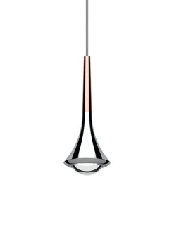 Online Rain pendel, rosa guld/krom Krom Lamper|Lamper Til Sofabord