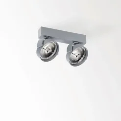 Clearance Rand 211 LED DIM8 loft spot, alu-grå Spotlampe|Arbejdslys