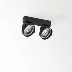 Rand 211 LED DIM8 loft spot, sort Spotlampe|Arbejdslys