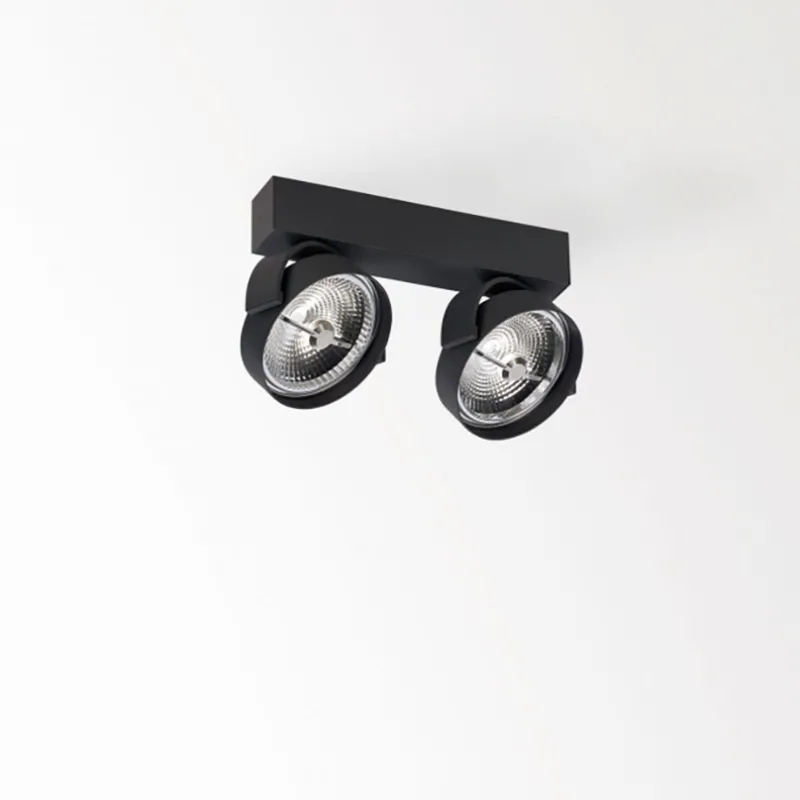 Rand 211 LED DIM8 loft spot, sort Spotlampe|Arbejdslys