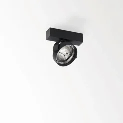 Hot Rand 111 LED DIM8 loft spot, sort Spotlampe|Arbejdslys