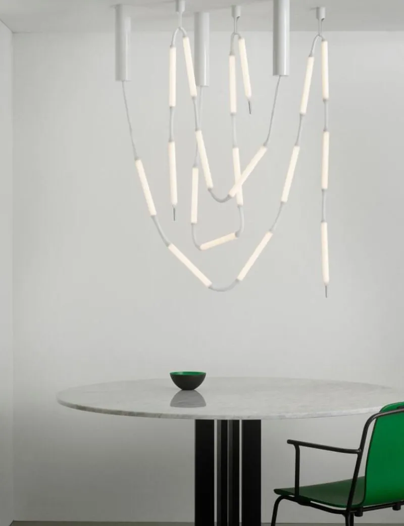Outlet Reb lampe 8, hvid Hvide Lamper|Hængelamper