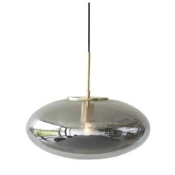 Outlet Reflect pendel ellipse, grå Lamper Til Sofabord|Entre Lamper