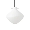 Repose pendel 260, sort/opal Hvide Lamper|Glas Lamper