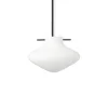 Hot Repose pendel 175, sort/opal Hvide Lamper|Glas Lamper