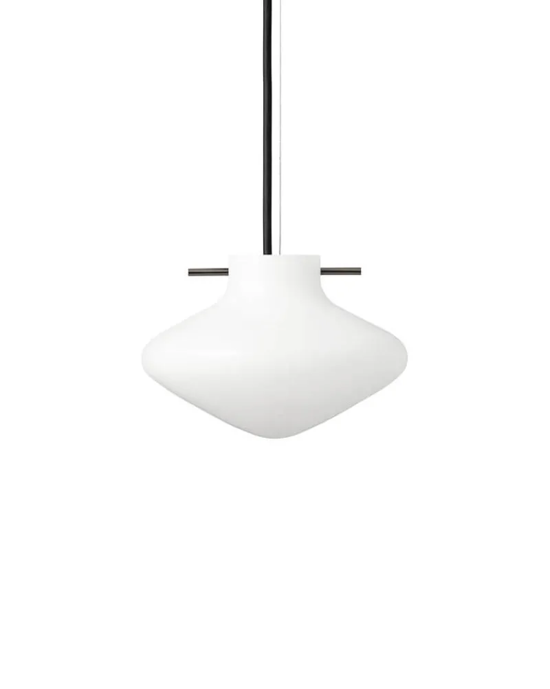 Hot Repose pendel 175, sort/opal Hvide Lamper|Glas Lamper