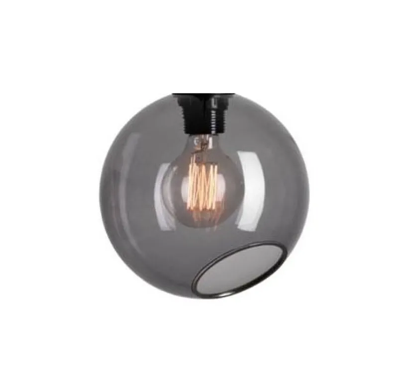 Outlet Reservedel: Glas til Ballroom pendel, smoke Lampeskærme