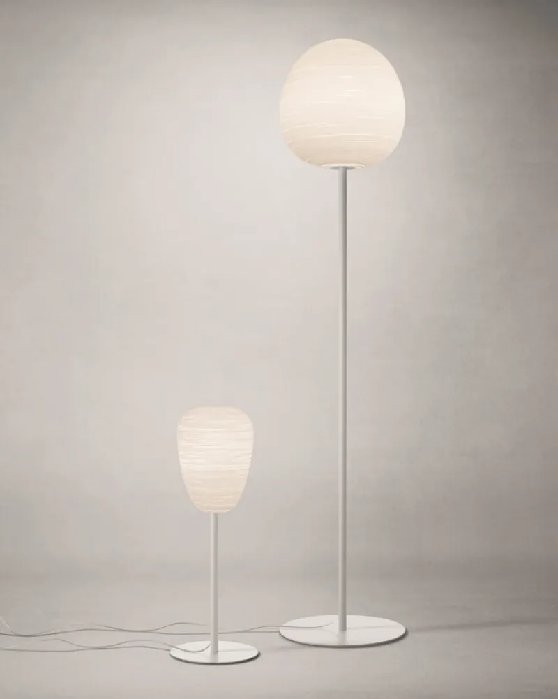 Outlet Rituals XL gulvlampe hvid/hvid Hvide Lamper|Glas Lamper