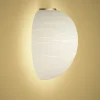 Hot Rituals XL semi væglampe, guld Hvide Lamper|Glas Lamper