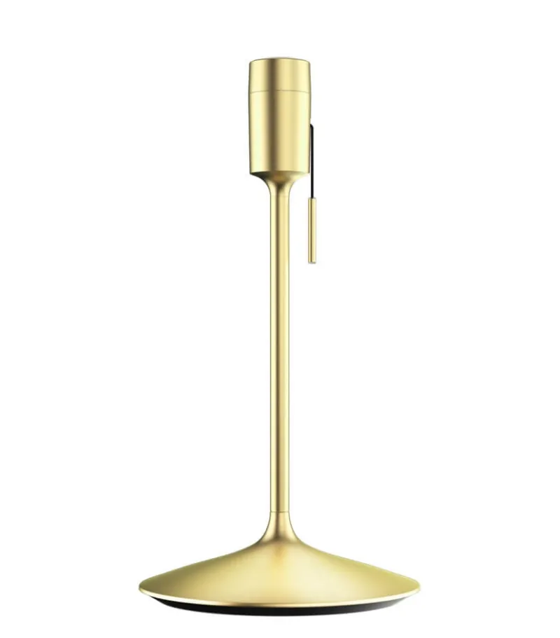 Clearance Santé bordstander m/USB, messing Messinglamper|Lamper Med Usb