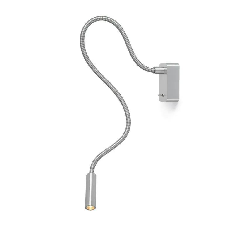 Outlet Scar-Led 1FDS væglampe påbyg, L750, alu/alu Læselamper|Væglamper