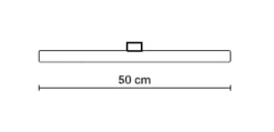 Clearance S14d LED 5W, 470 lumen, 500 mm, dæmpbar Pærer|Led Pærer