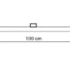 Outlet S14d LED 8W, 660 lumen, 1000 mm, dæmpbar Pærer|Led Pærer