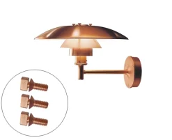 Best Sikkerhedsskruer for PH væglampe, kobber Glasskærm Mv. Til Ph Lampe|Reservedele Til Lamper