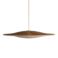 Discount Sinus Wood 550P pendel, valnød/opal Lamper I Træ|Danske Designer Klassikere