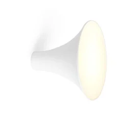 Clearance Sirens Væglampe Ø26,5 m. frosted glas, Hvid Hvide Lamper