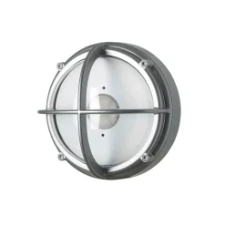Discount Skot LED udendørs væglampe / loftlampe, klar/alu Sommerhus Lamper|Væglamper
