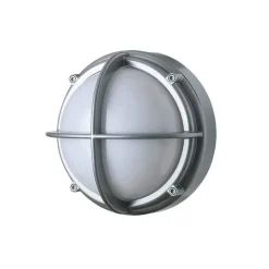 New Skot LED udendørs væglampe / loftlampe, opal/alu Sommerhus Lamper|Væglamper