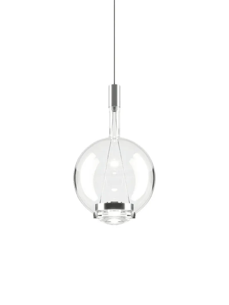 Online Sky-Fall Round medium pendel, krystal Glas Lamper|Hængelamper