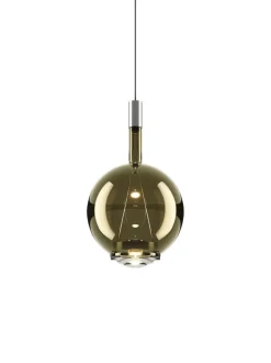 Outlet Sky-Fall Round medium pendel, sage Glas Lamper|Hængelamper