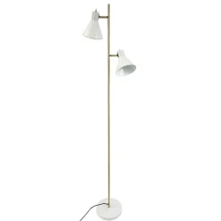 Online Sleep gulvlampe, kit hvid Messinglamper|Hvide Lamper