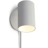 Discount SpotOn1 Circle Wall m/afbryder væglampe/spot, hvid Hvide Lamper|Læselamper