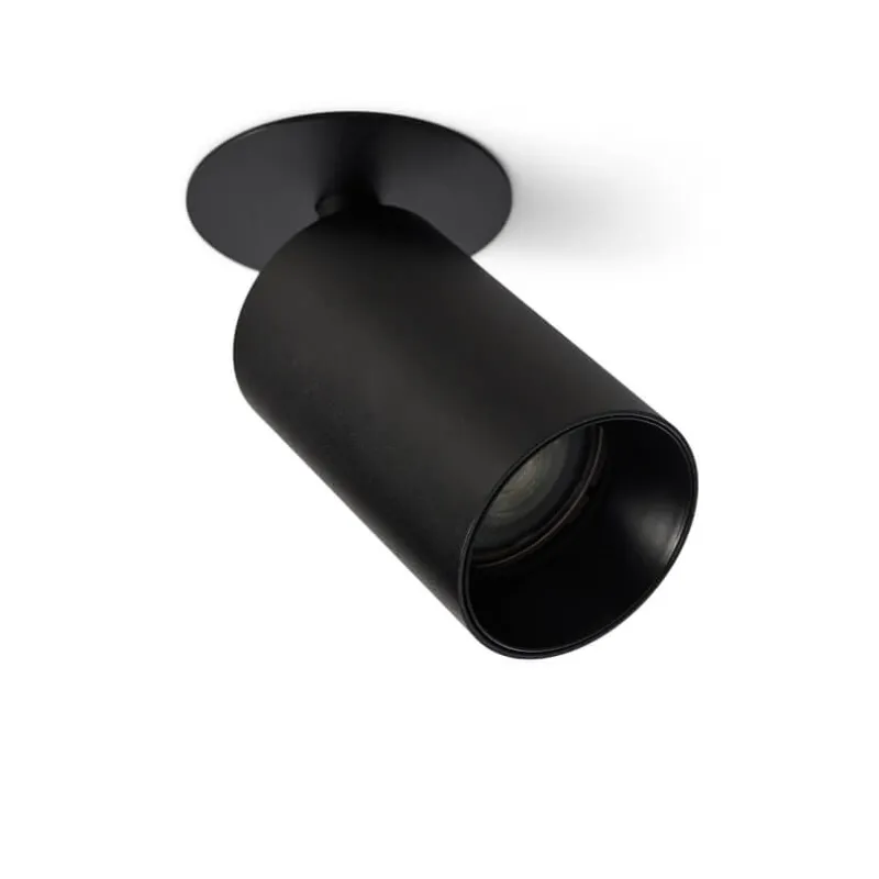 Hot SpotOn GU10 Build In, sort Spotlampe|Soveværelseslamper