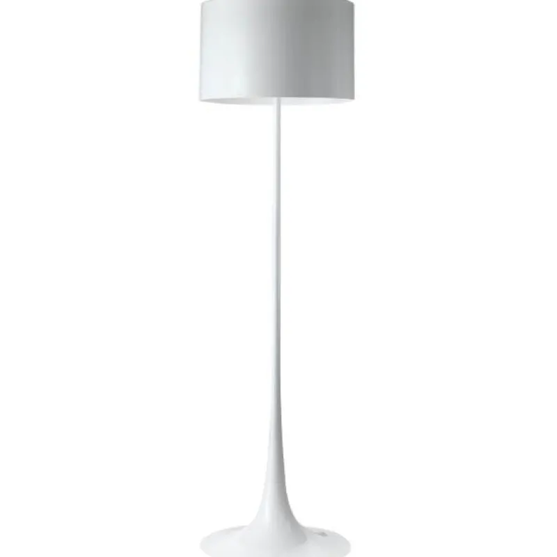 New Spun Light F gulvlampe, hvid Standerlamper|Kontorlamper