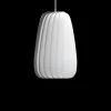 Clearance ST906 pendel, papir/hvid, 25 x 42 cm Hvide Lamper|Hængelamper