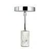 Best Starlight LED batteri- / bordlampe, grå marmor/krom Marmor Lamper|Krom Lamper