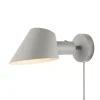 Outlet Stay kort væglampe, grå Læselamper|Køkkenlamper