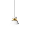 Hot Sundowner pendel 175, messing/hvid Messinglamper|Hvide Lamper