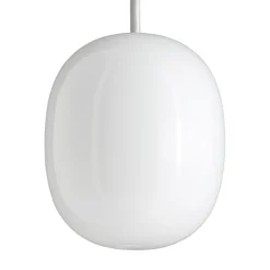 Online Superæg 300P pendel, opal/hvid ledning Hvide Lamper|Spisebordslamper