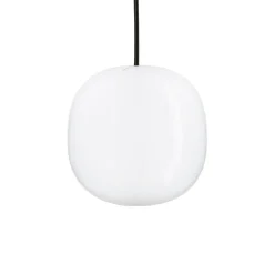 New Superkube 150P pendel, opal/sort ledning Hvide Lamper|Køkkenlamper