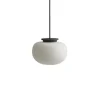 Clearance Supernate pendel Ø13,3, opal/sort Hvide Lamper|Glas Lamper