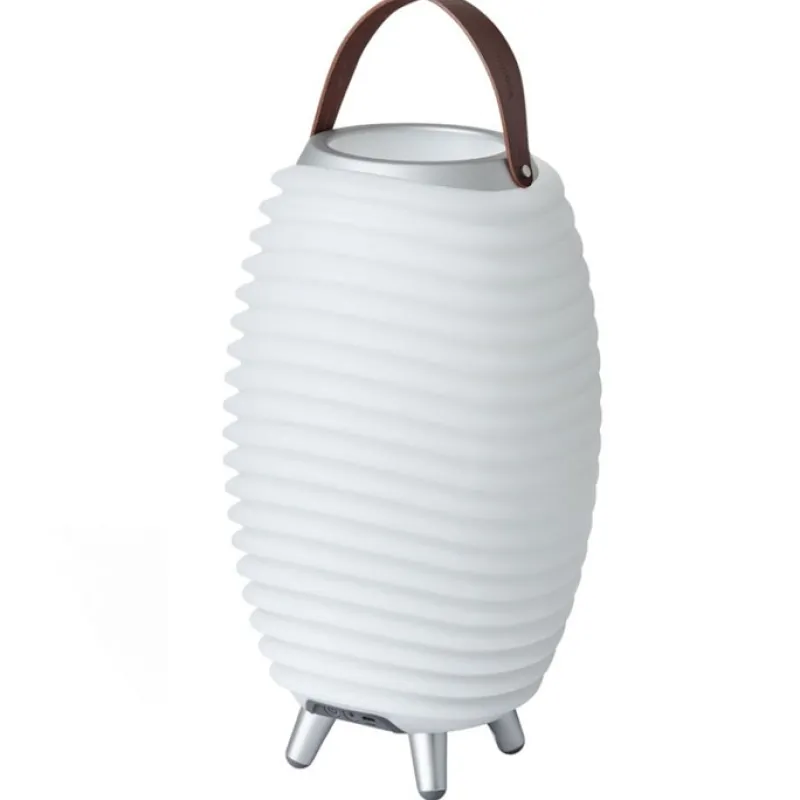 Hot Synergy 2.0 model 65 lampe m/højtaler & vinkøler (ny model) Hvide Lamper|Transportable Lamper