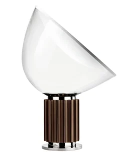 Taccia Bordlampe, bronze Glas Lamper