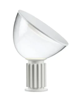 Online Taccia Bordlampe, mat hvid Glas Lamper