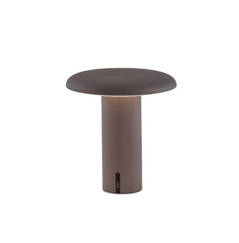 Online Takku bordlampe / batterilampe, anodiseret grå Transportable Lamper|Lamper Til Reol
