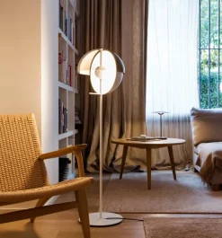 Hot Theia P gulvlampe, hvid Standerlamper|Læselamper