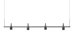 Sale Timber Line 4 pendel, ask sort Lamper I Træ|Spotlampe