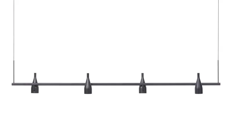 Sale Timber Line 4 pendel, ask sort Lamper I Træ|Spotlampe