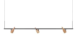 Clearance Timber Line 3 pendel, eg Lamper I Træ|Spotlampe